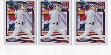 2024 Panini USA BASEBALL STARS & STRIPES JAMES TRONSTEIN 3 CARD Lot (GB)