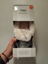 Totes Women's Slippers UK 5 - 6 The Gift Collection New Boxed Moccasin Slippers