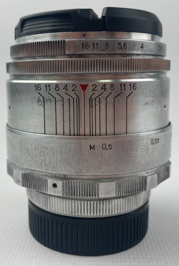 Helios 44 58mm f2 KMZ 13 blades CLA 44-2 Lens Silver DSLR M42