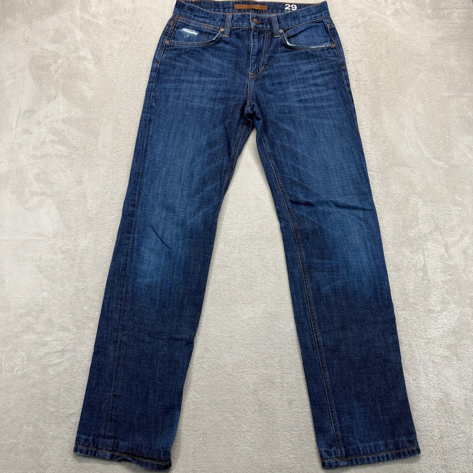 's 29 Classic Straight Leg Whiskered Bradley Wash Denim Dry 