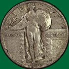 1930 Standing Liberty Quarter Choice Extremely Fine XF+ Coin #46025
