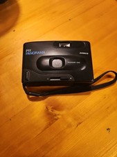 ANSCO PIX PANORAMA Compact 35mm Film Camera Panoramic Lens Point Shoot With Film