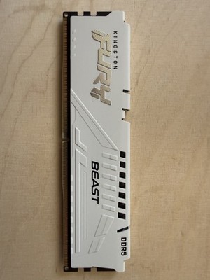 KF564C32BWE-16 | 16GB DDR5 6400 CL32 FURY Beast White EXPO OnDie ECC 32-39-39