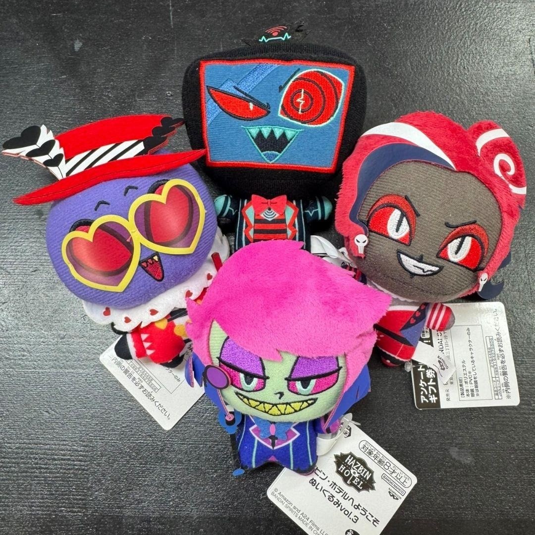 Hazbin Hotel Plush Doll Mascot Chain vol.3 Set of 4 Banpresto