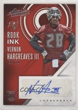 2016 Panini Absolute Rook Ink Silver 21/70 Vernon Hargreaves III #48 Auto 1x9