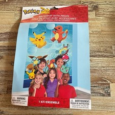 Pokémon Backdrop With Props New
