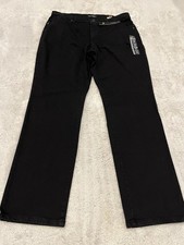 NWT Lee Relaxed Fit Straight Leg Mid Rise Size 16 Medium Black Onyx