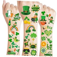 160PCS St Patricks Temporary Tattoos Stickers  St Patricks St Patricks Tattoos