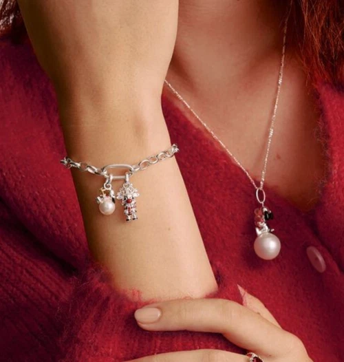 THOMAS SABO Charm Anhänger PEANUTS Snoopy Woodstock Santa Silber CC1308-427-14 - Bild 4 von 4