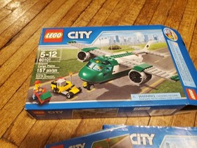 Lego City 60101 Airport Cargo Plane - Retired - Includes Box & Manuals