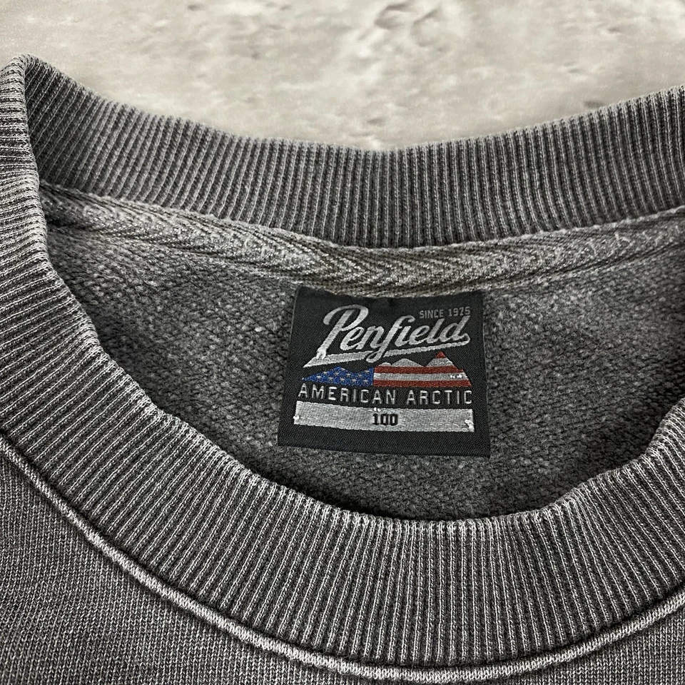 PENFIELD PFD AMERICAN ARTIC Sudadera Para Hombre Cuello Redondo Jersey Gorpcore Exterior Foto 3 de 4