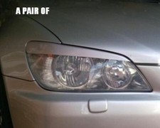 Unpainted Frp Headlight Eyebrows Eyelids For 98-05 Lexus Is200 Is300 Altezza C