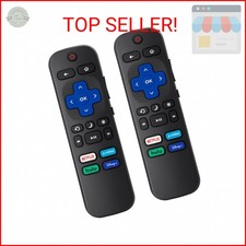Pack of 2 Replacement Remote Control Compatible for Roku TV,for TCL Roku/for H