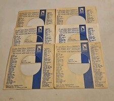 45 RPM 7" RECORD SLEEVES CO. SLEEVE 6 PACK SEE PHOTOS Liberty Records SLV333