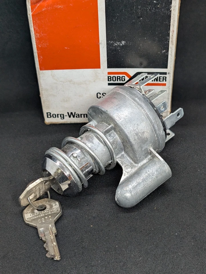 INTERRUPTOR DE ENCENDIDO NORS 60S 70S CJ JEEP JEEPSTER COMANDO PICKUP CON CERRADURA Y LLAVES Foto 2 de 4