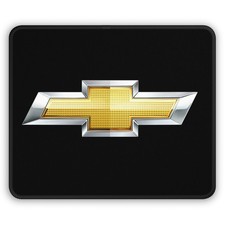 Chevrolet Bowtie Mouse Pad  Chevy Fan Gift Stitched Edges Non-Slip 9x7