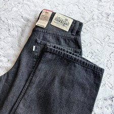 Levi's Silvertab Jeans Stay Loose Boys 16 Reg 28x30 Black Adjustable Waistband
