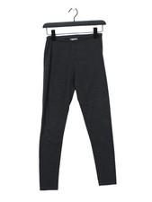 White Stuff Women's Leggings UK 12 Grey Cotton