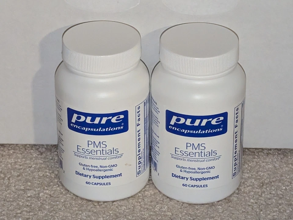 Pure Encapsulations PMS Essentials, поддерживает менструальный комфорт, 120 капсул - Изображение 2 из 4