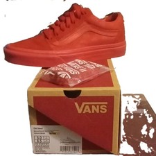 VANS Old Skool Racing Red Canvas Lace-Up Snea...
