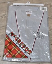 McGregor Classics Mens Robe Vintage USA One Size Fits All Gray New Sealed OSFA