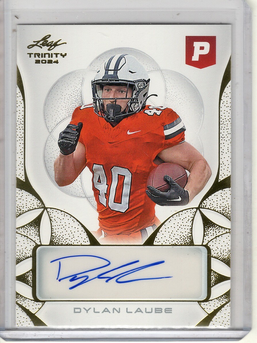 Dylan Laube Leaf Trinity Autographs #BADL2 Base