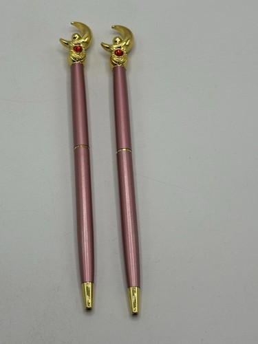 *NEW * 2 Pack Sailor Moon Pen Set Pink & Gold - Picture 1 of 6