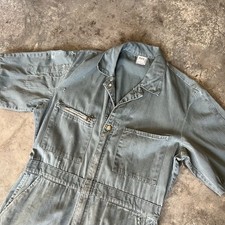 Vintage Lee union alls Sanforized Coveralls 38 distressed repairs 50s Workwear