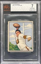 1950 Bowman #45 Otto Graham Rookie Card HOF RC Cleveland Browns BVG 7 CENTERED. rookie card picture