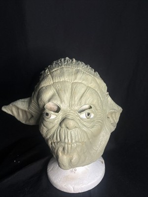 Yoda Collectors Rubber Half Mask Lucas Film TM Costume Mexico Made Vintage 