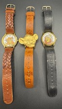 Vintage Disney 3 watch lot Lion King Simba UNTESTED Needs Batteries