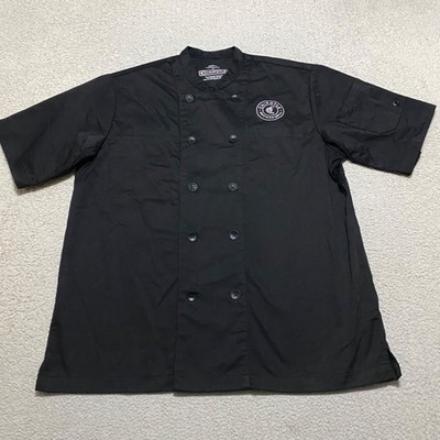 Loomstate Chipotle Large Black Employee Restaurant Uniform Short Sleeve Chef