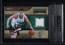 BAS 2006-07 Hardcourt Materials Wally Szczerbiak #HM-WS Seal of Authenticity 3c7