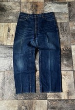 vintage 80s calvin klein denim darkwash jeans size 34x27