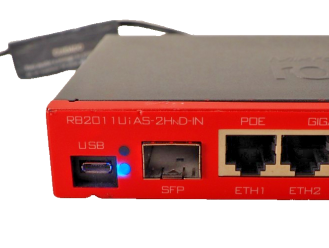 Mikrotik Routerboard RB2011UiAS-2HnD-IN 1*SFP 10*Ethernet Router