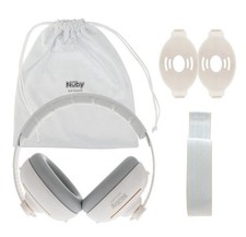 Nuby Soft Sounds 2-in-1 Noise Cancelling Protective Earmuffs with Travel Bag