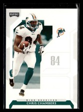 Chris Chambers 2006 Playoff NFL Playoffs #17 Miami Dolphins *203B