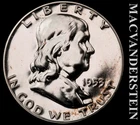 1953 Franklin Half Dollar- Silver- Choice Gem Proof Luster #K404