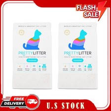 2 Pack PrettyLitter, Health Monitoring Cat Litter - 8lb