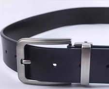 Men's casual belt, pure cowhide belt, versatile for young people