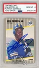 Ken Griffey Jr 1989 Fleer Autograph Rookie Card #548 PSA/DNA 10