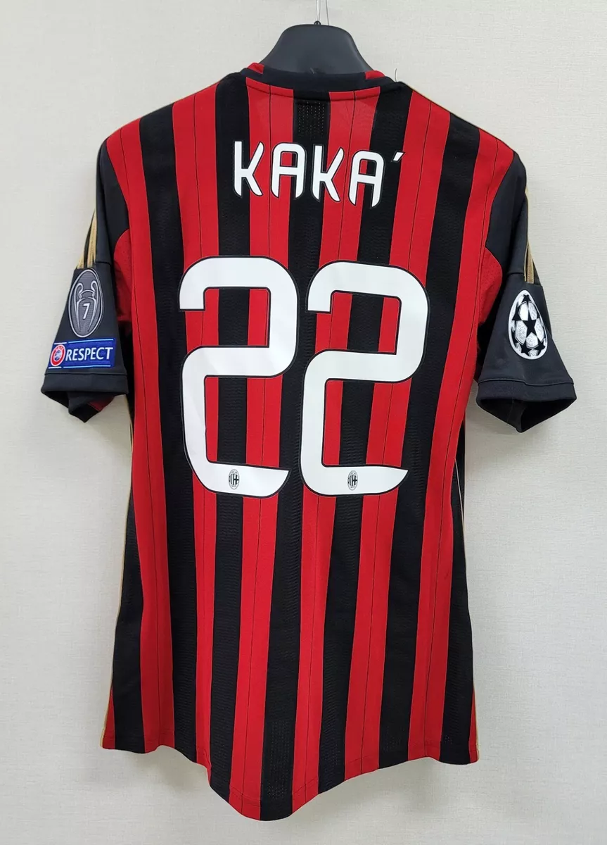 2013-14 AC Milan home No.22 KAKA S/S UEFA Champions League 13-14 ACM jersey