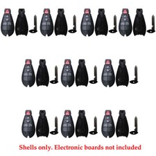 Remote Pad Case Fobik Key Shell 5b Compatible With Chrysler Dodge Y170 10 Pack