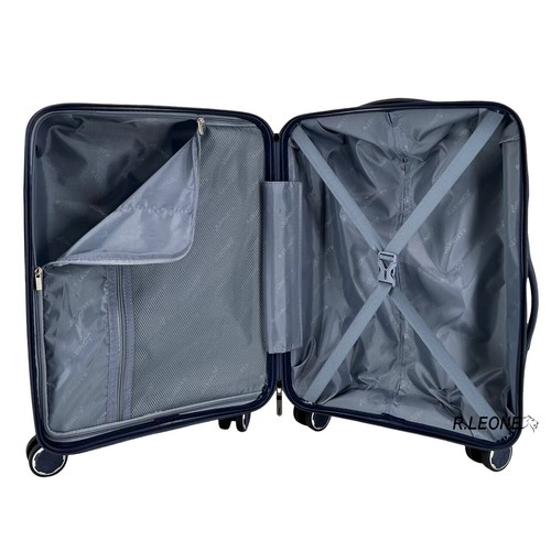 Valigia Trolley Fino Set 3 in Polipropilene 8 Ruote Autonome TSA 8803 - Foto 34 di 48