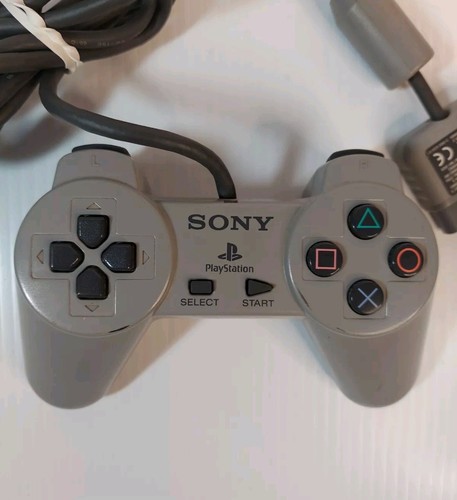 Sony Playstation 1 PS1 Gray Wired Controller Lot of 2 SCPH-1080 OEM TESTED - Picture 10 of 13