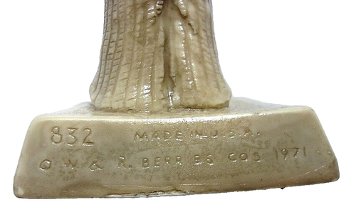 VTG 1971 W & R Berries Sillisculpt SEE I Didn't Forget HAPPY BIRTHDAY Figurine - Imagen 9 de 9