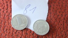1 DDR OST PFENNIG GL&Uuml;CKSPFENNIG GEBURTSTAG 1981