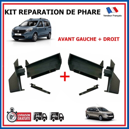 Kit De Fixation Pour Phares Avant Renault Clio 4 (2012-2020) - Gauche Et Droit, Pièces De Rechange