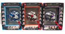 3 x I-Top Spinner Spinning Tops in Red, Blue and Purple - Receive All 3