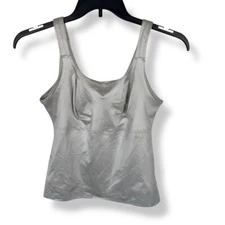 Ruby Ribbon White Cami Tank Top Size 36 Shapewear Compression Slimming  Medium